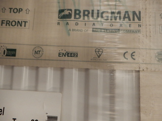 Paneelradiator  Brugman , universeel compact , wit , t22 500×560