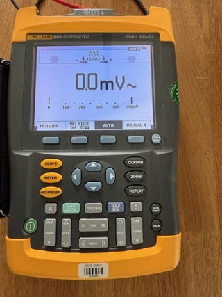 Scope meter, 2 kanaals compleet met koffer, meet probes en snoeren, Fl