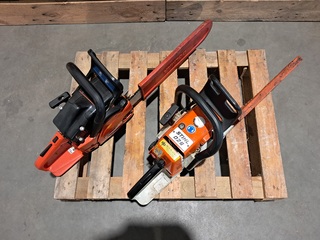 2x Benzine kettingzaag, DOLMAR | STIHL