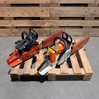 2x Benzine kettingzaag, DOLMAR | STIHL