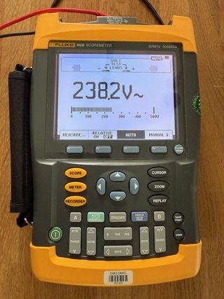 Scope meter, 2 kanaals compleet met koffer, meet probes en snoeren, Fl