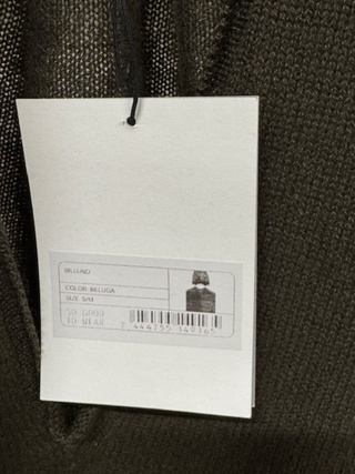 7x Jurk cashmere v-nek So Good to Wear, Billund, black en beluga