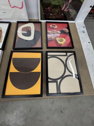 Ca. 23x Ingelijste design poster Paper Collective