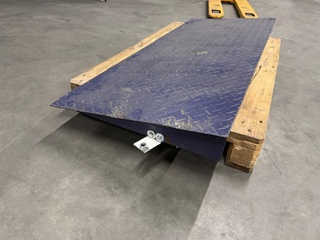 Oprijplaat blauw
