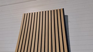 12x Akoestisch wandpaneel 280×60, New walnut, 2025