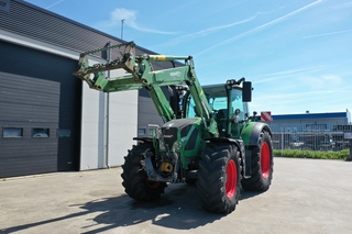 Tractor, Fendt, 514 VARIO S4 PROFI met AGCO 4X80 frontloader, 2015