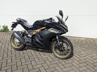 Motor, TRMOTOR, TR125-2 GP1, Zwart/goud, 2025