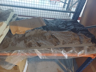 2x Pu stone paneel 120x60, Bruin, 2025