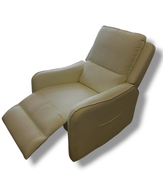Elektrische lounge fauteuil, Incl massage, Beige, 2025