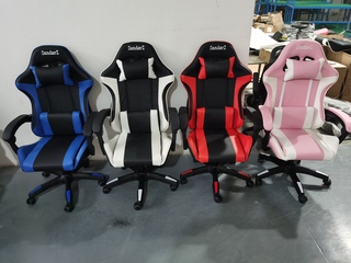 Gamestoel, Roze/wit, 2025