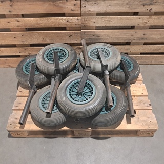 8x Kruiwagenwiel