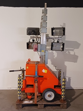 Lichtmast koppelbaar 230V 4x400W HQI mobiel Towerlight, Linktower, bou