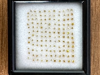 Diamant - 1.00 carat gele diamant