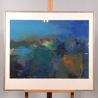Gouache, J. Reethorst, Wandeling