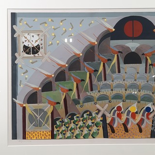 Schilderij, H. Schmitz, Reflection