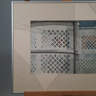 Aquarel, R. Sales, Variatie op amsterdamse kruk