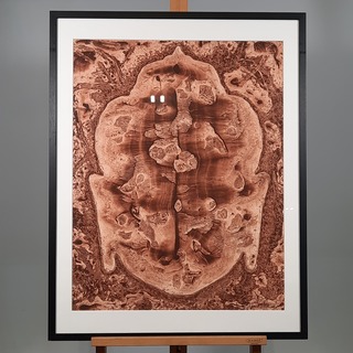 Krijt tekening, P. Zondervan, Aarde, 1978