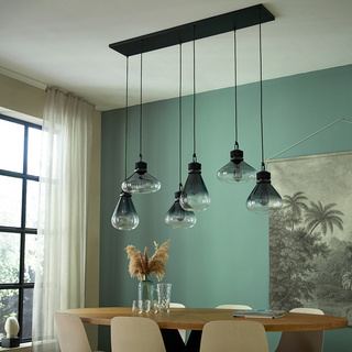 Hanglamp Flair 6 lichts Steinhauer Lighting, Zwart , 2024