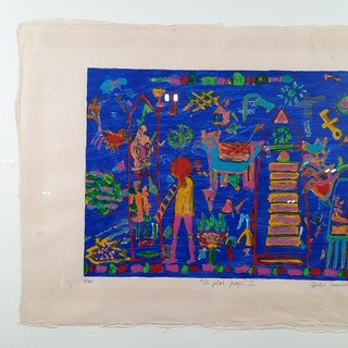 Zeefdruk, G. Janssen, Le plat pays I, 1997