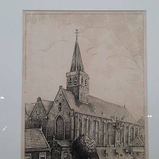 Schilderij, H. Bert, St. Joriskaart te Amersfoort