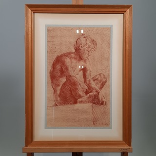 Afbeelding in lijst, J. Blok, Naakt 2, 1972