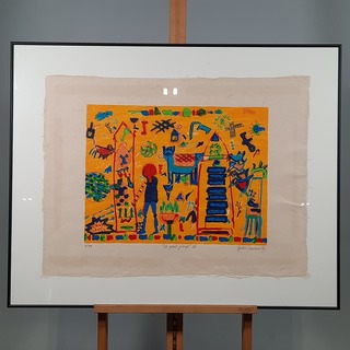 Zeefdruk, G. Janssen, Le plat pays 3, 1997