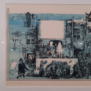 Zeefdruk, E.F. Annyas, Waterbak, 1974