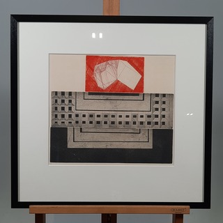 Schilderij, L. Gorlee, De bedreiging van de wetmatigheid A