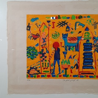 Zeefdruk, G. Janssen, Le plat pays 3, 1997
