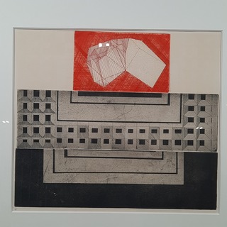 Schilderij, L. Gorlee, De bedreiging van de wetmatigheid A