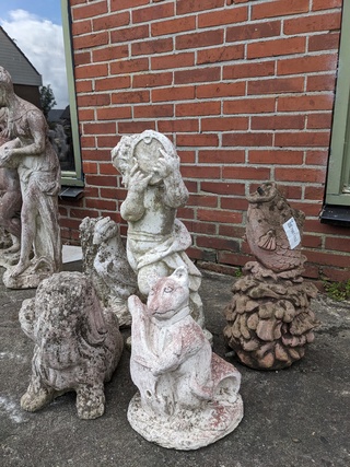 5x Tuinbeeld  divers