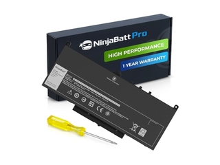 NinjaBatt Pro Battery for Dell Latitud