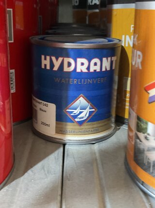 6x Hydrant waterlijnverf