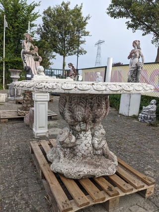 Tafel op voet