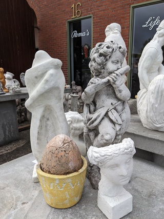 5x Tuinbeeld divers