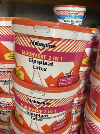 5x Albastine gipsplaat latex