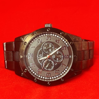 Joshua & Sons Tracer gunmetal chronograaf herenhorloge