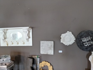 3x Muurdecoratie incl. kapstok