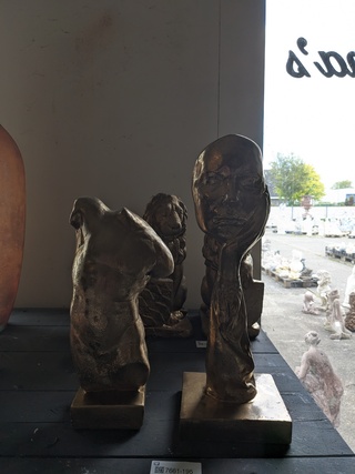 2 Sculpturen goud