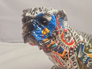 Bulldog sculptuur – U.S.A. Airforce NASA