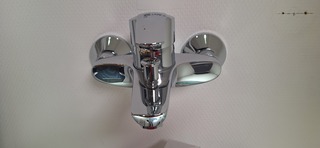 Badthermostaat incl handouche en slang, Grohe, chroom