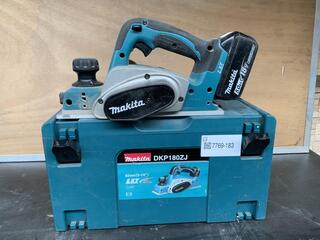 Accu Schaafmachine, Makita, DKP180, 2022