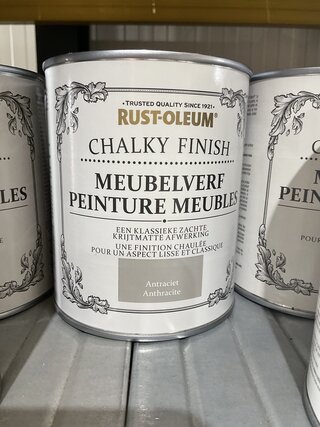 4x Diverse kleuren rust-oleum kalkverf