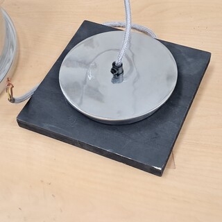2x Industriële hanglamp