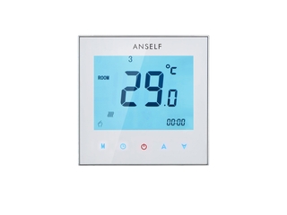 Anself 4 stuks programmeerbare kamerthermostaat met lcd touchscreen 23