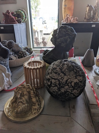 Partij kaarsen + 6x decoratie