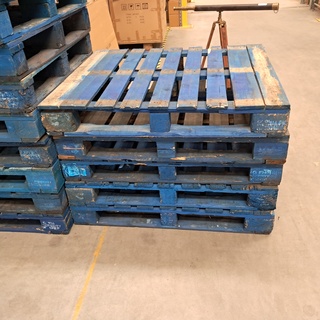 15x pallet met 6x pallet v.v. palletranden