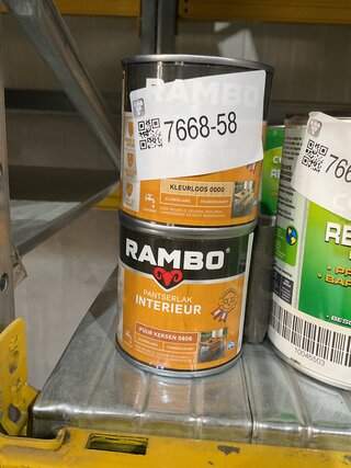 Ca. 15x Rambo interieurlak