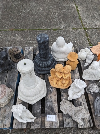 8x Tuinbeeld  divers