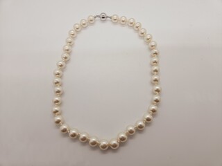 Dames parelsnoer collier – met echte Japanse parels – Anna Valerie Ado